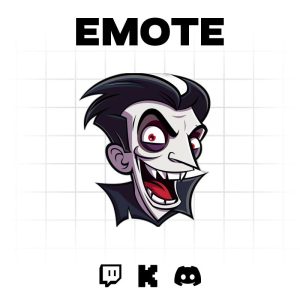 Fangtastic Twitch Emote for Gamers - Bite Me!