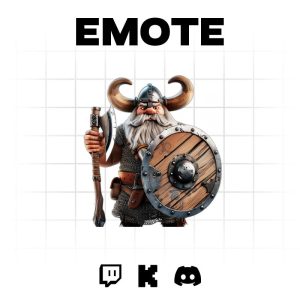 Viking Fury: Battle Emote for Twitch & Discord Gamers