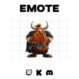 Proud Viking Puff Emote: Conquer the Chat and Discord!