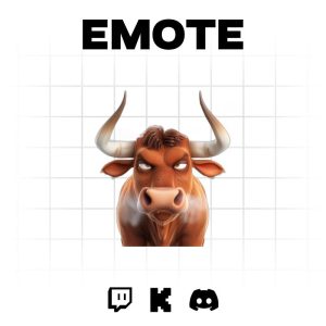 Steamy Bull Emote: Express Your Gaming Frustration!