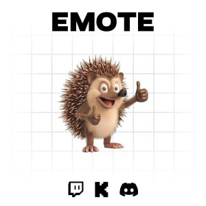 HappyHog Thumbs Up Emote: Express Your Approval in Style!