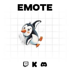 Chill Penguin Emote: Glide through the Ice! 🐧🌿