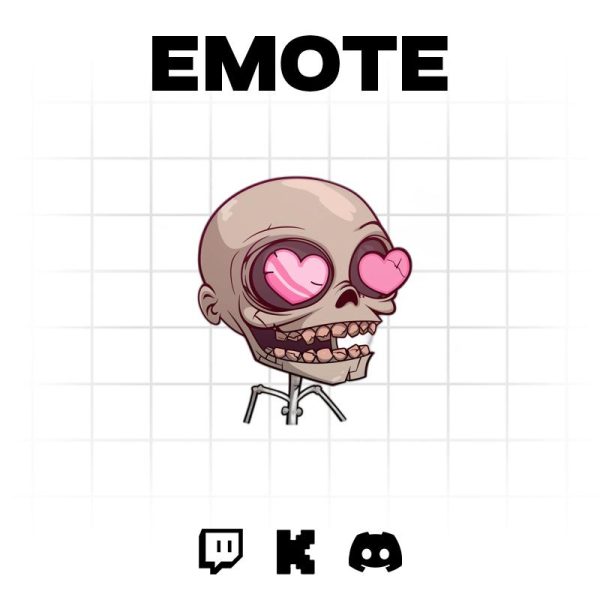 Love-Struck Zombie Emote: Infecting Hearts on Twitch & Discord