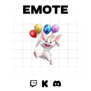 Joyful Bunny Hop Emote Pack for Twitch & Discord Gamers